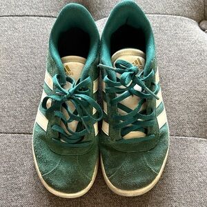 Adidas Teal and Cream Sneakers